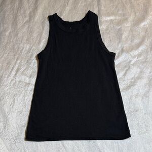 A new day Classic Black Sleeveless Top for girls size L